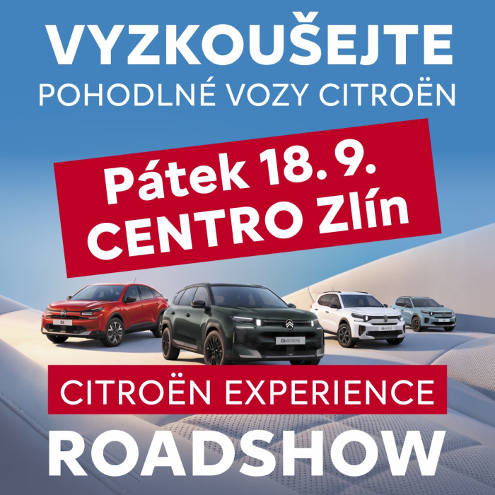 Objevte svět pohodlí s Citroën Experience Roadshow!