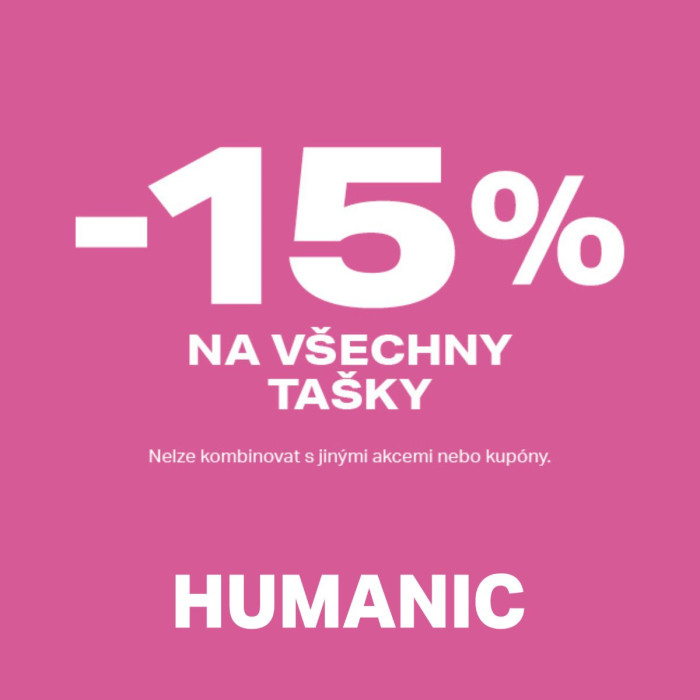 Kabelky a tašky ke Dni matek v HUMANIC se slevou 15 %!