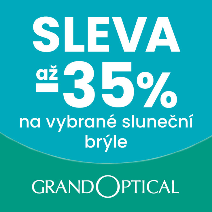 Předsezonní výprodej slunečních brýlí v GrandOptical!