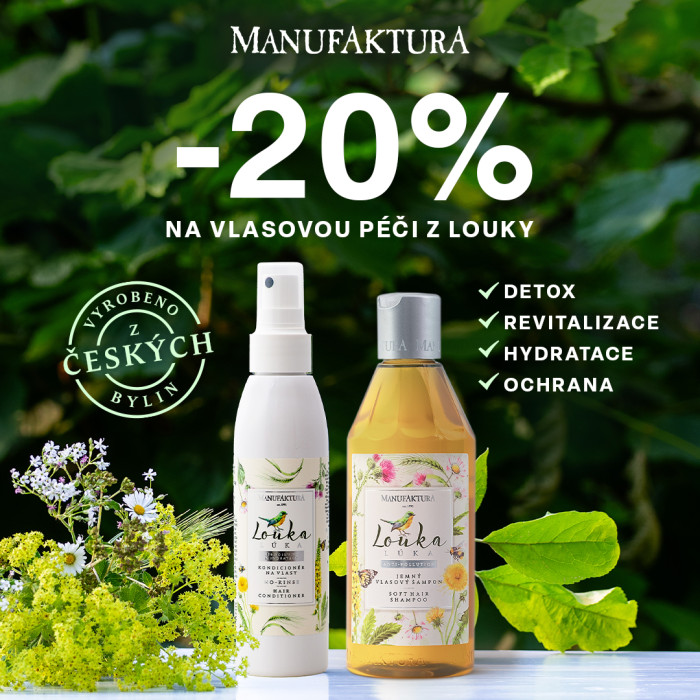 Hvězdy měsíce: vlasová péče Louka s 20% slevou v Manufaktuře