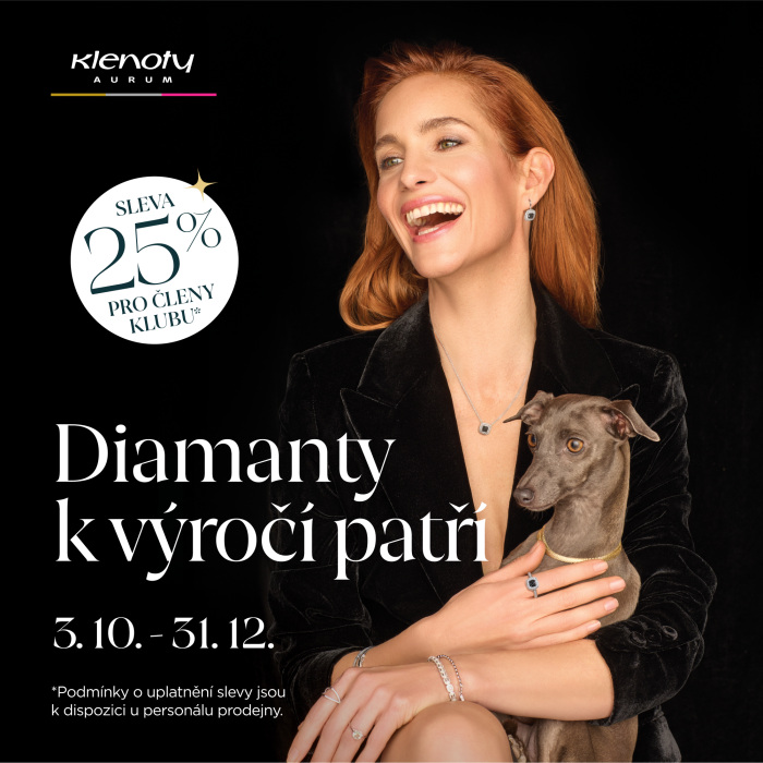 Klenoty Aurum: Diamanty k výročí patří!