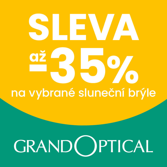 Předsezónní výprodej slunečních brýlí v GrandOptical
