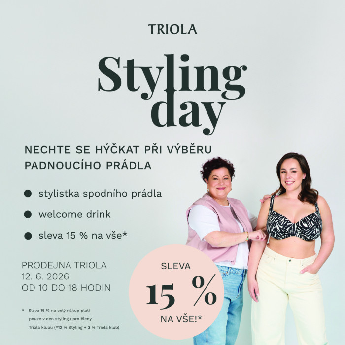 Blíží se Triola Styling Day a 15% slevy na celý nákup