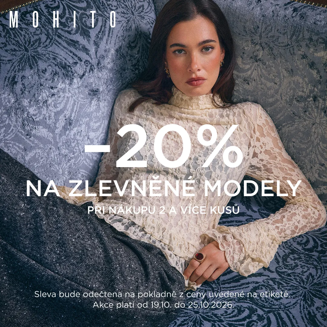Až 20% slevy v MOHITO